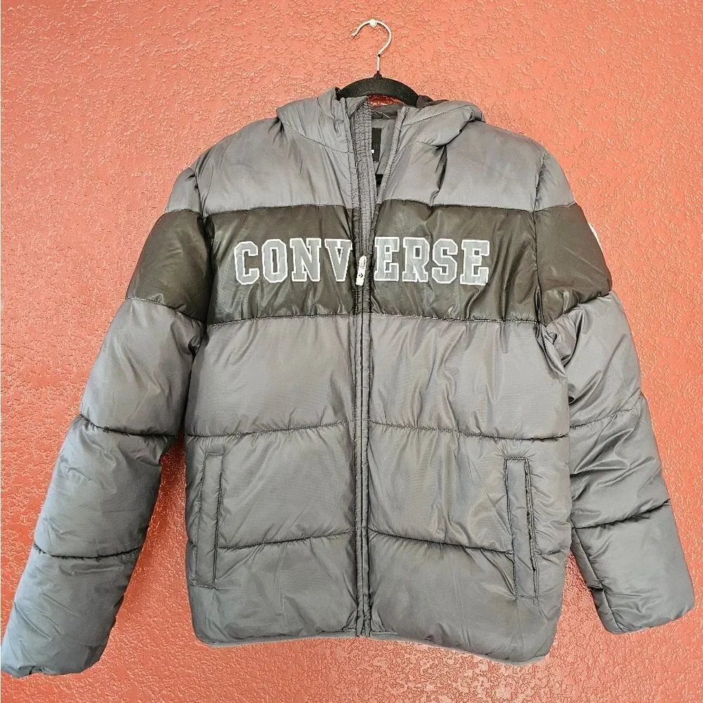 Converse Gray Puffer Jacket